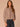 Stone Blue Mint Multi Long Drop Shoulder Blouson Sleeve Collar Neck Ruffle Button Down Placket Bubble Hem Plaid Print Petite Woven Shacket