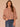 Stone Orange Marmalade Multi Long Drop Shoulder Blouson Sleeve Collar Neck Ruffle Button Down Placket Bubble Hem Plaid Print Woven Shacket