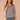 Nile Blue Multi Elbow Roll Cuff Sleeve Split V-Neck Stripes Shirttail Surplus Hem Knit Top