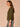 Celadon Black Three Quarter Drop Shoulder Blouson Sleeve Surplus V-Neck Cased Hem Tie Embroidered Jacquard Band Stripe Knit Top