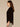 Brown Three Quarter Blouson Sleeve Ruffle Edge Split Neck Rhinestone Half Placket Embroidery Shirttail Hem Petite Woven Velvet Top