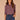 Plum Nile Blue Multi Plaid Three Quarter Cuffed Button Sleeve Hi-Low Ruffle Stand Collar Neck Half Buttoned Placket Plaid Print Hi-Low Hem Woven Top