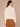 Heather Ecru Long Banded Drop Shoulder Dolman Sleeve Stand Collar Tiw Kangaroo Pocket Bubble Hem Mixed Media Knit Top
