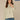 Heather Dry Herb Long Banded Blouson Dolman Sleeve Cown Tie Neck Seaming Mixed Media Plus Size Knit Top