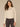 Ecru Long Sleeve Drapey Boat Neck Shirttail Hem Knit Top
