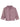 Lipstick Mauve Three Quarter Tucked Button Cuff Sleeve Smocked Collar Scallop Detail Button Down Front Double Layer Placket Embroidered Pocket Bubble Hem Crinkled Texture Spliced Stripe Woven Shirt