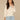 Ecru Marble Multi Three Quarter Drop Shoulder Sleeve Scoop Neck Twist Front Hem Abstract Marble Print Knit Top