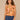 Copper Multi Extended Shoulder Sleeve Boat Neck Bubble Hem Abstract Leafy Placement Print Knit Top