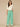 Off White Elbow Puff Cinched Band Sleeve Mandarin Collar V-Neck Half Placket Embroidered Knit Top