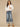 Optic White Denim Long Oversized Barrel Sleeve Collar Neck Button Down Front Welt Pocket Seaming Detail Hi-Low Hem Petite Jacket