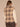 Walnut Shadow Plaid Sleeveless Funnel Neck Zip Front Toggle Waist Ties Breast Pockets Side Entry Pockets Shirttail Hem Plaid Woven Faux Fur Lined Vest