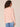 Rose Smoke Redwood Long Smocked Blouson Puff Sleeve V-Neck Twist Front Hem Knit Top