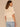 Natural Short Sleeve Collared Neck Button Down Front All-Over Crochet Detail Scallop Edges Shirttail Hem Petite Woven Top