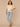 Natural Short Sleeve Collared Neck Button Down Front All-Over Crochet Detail Scallop Edges Shirttail Hem Petite Woven Top