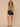 Lily Pad Multi Crochet Cap Sleeve Notched V-Neck Shirttail Hem Petite Knit Top
