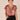 Sachet Pink Multi Short Flutter Sleeve Half Placket Print Knit Top