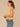 Tuscan Sun Extended Cap Sleeve Scoop Neck Embroidered Scallop Trim Detail Bubble Hem Knit Top
