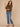 Jungle Moss Black Three Quarter Drop Shoulder Dolman Sleeve Scoop Neck Back Center Seam Floral Embroidery Shirttail Hem Knit Top