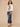 Off White Black Three Quarter Drop Shoulder Dolman Sleeve Scoop Neck Back Center Seam Floral Embroidery Shirttail Hem Petite Knit Top
