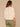Off White Natural Three Quarter Pleated Sleeve Boat Neck Keyhole Back Embroidered Eyelet Palm Tree Scallop Hem Contrast Seam Woven Top