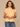 Peach Puree Extended Short Sleeve Rounded Ruffle Collar Neck Button Down Front Straight Back Yoke Textured Dot Hi-Low Shirttail Hem Woven Top