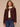 Oxblood Long Puff Sleeve Slit Round Collarless Neck Button Down Front Seaming Detail Drop In Pockets Peplum Box Pleat Hem Petite Woven Jacket