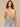 Sweet Peach Lily Pad Extended Cap Sleeve Scoop Neck Knot Front Hem Placement Floral Print Petite Knit Top