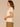Soft Linen Extended Shoulder Short Dolman Sleeve Scoop Neck Lace Placket Shirttail Hem Mixed Media Knit Top