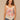 Soft Blush Natural Multi Sleeveless Crochet Strap Rounded V-Neck Embroidered Detail Scallop Edge Trim Asymmetrical Hem Abstract Print Petite Woven Tank Top