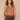 Fired Brick Multi Sleeveless Deep V-Neck Hanky Hem Abstract Placement Border Print Knit Tank Top