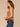Fired Brick Multi Sleeveless Deep V-Neck Hanky Hem Abstract Placement Border Print Knit Tank Top