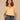 Tuscan Sun Off White Stripe Cinched Elbow Ruched Puff Sleeve Picot V-Neck Crochet Detail Round Surplus Hem Stripes Knit Top