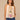 Ecru Forest Moss Multi Sleeveless Wide Crochet Strap Ruched Square Neck Embroidered Front Scallop Edge Hem Die Cut Design Woven Tank Top