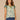 Cream Teal Multi Flutter Cap Sleeve Split V-Neck Pleated Pintuck Front Back Center Seam Shirttail Hem Abstract Placement Border Print Woven Top