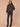 Black Wheat Multi Long Raglan Cinched Sleeve Mock Neck Buttons Zip Up Front Dual Entry Flap Pockets Bubble Hem Woven Jacket