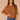 Heather Saddle Three Quarter Dolman Batwing Sleeve Crew Neck Mixed Media Shirttail Hem Petite Knit Top