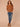 Heather Saddle Three Quarter Dolman Batwing Sleeve Crew Neck Mixed Media Shirttail Hem Knit Top
