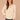 Heather Cream Long Blouson Sleeve Mandarin Collar Half Placket Embroidered Surplus Hi-Low Hem Mixed Media Petite Knit Top
