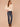 Heather Ecru Heather Vintage Walnut Long Sleeve High Tie Collar Neck Piping Kangaroo Pocket Bubble Hem Mixed Media Knit Top