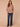 Macadamia Berry Multi Three Quarter Flounce Sleeve Honeycomb Embroidered Split V-Neck Ruffle Collar Abstract Print Slit Hem Woven Top
