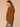 Butter Toffee Long Sleeve Wide Collar Faux Fur Hook Closure Front Drop In Pockets Straight Hem Woven Jacket