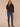 Dark Grey Long Sleeve Wide Collar Faux Fur Hook Closure Front Drop In Pockets Straight Hem Woven Jacket