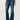 "Ab"solution Petite High Rise Out There Flare Indigo Denim Jeans