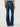 "Ab"solution Petite High Rise Out There Flare Indigo Denim Jeans