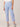 Horizon Blue Absolution Skyrise Straight Leg Cargo Patch Pocket Slit Hem Petite Trouser