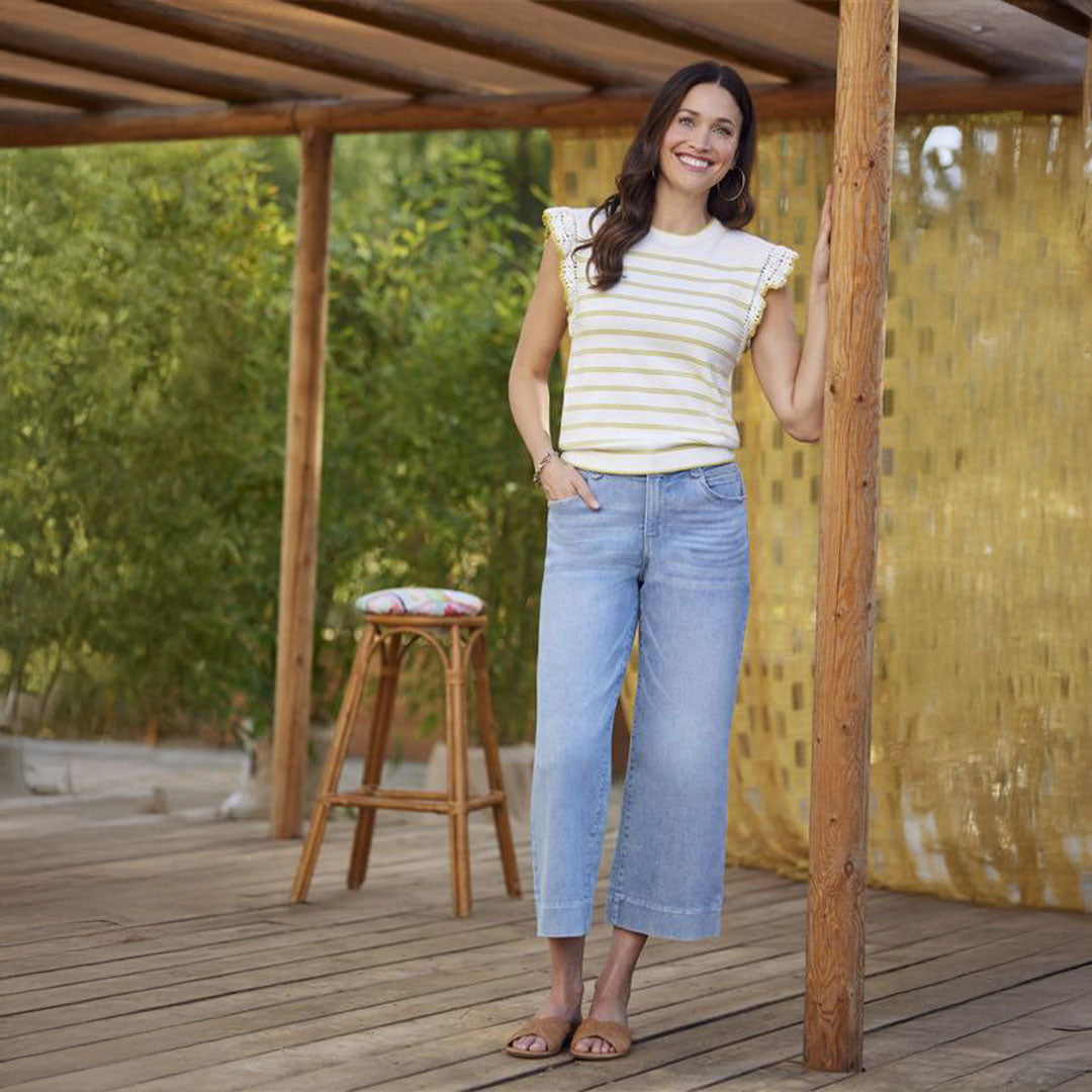 Democracy Womens Ab Solution High Rise Ankle Jeanjeans Size