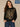 Black Gold Metallc Multi Long Batwing Sleeve Surplus Round Neck Abstract Fog Foil Screen Print Back Center Seam Plus Size Knit Top