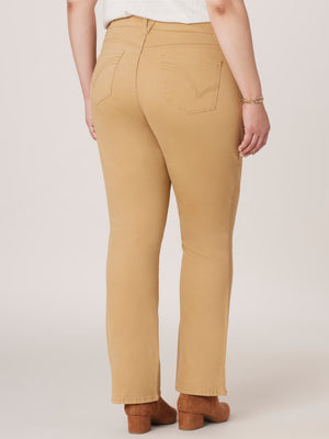 Caramel "Ab"solution High Rise Itty Bitty Boot Cascading D Plus Size Pant