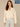 Macadamia Long Drop Shoulder Blouson Die Cut Embroidered Sleeve Notch V-Neck Placket Center Seam Back Yoke Plus Size Knit Sweatshirt