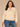Macadamia Long Drop Shoulder Blouson Die Cut Embroidered Sleeve Notch V-Neck Placket Center Seam Back Yoke Plus Size Knit Sweatshirt